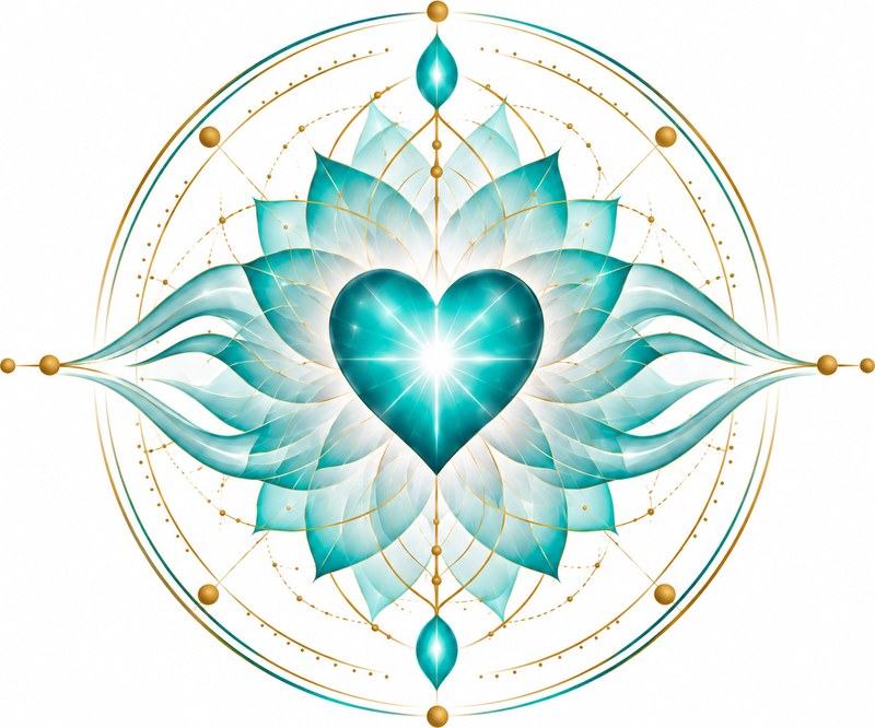 InHarmoni heart and lotus emblem